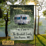 Personalized Camping Making Memories One Campsite Customized Flag