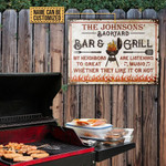 Personalized BBQ Neighbors Are Listening To Great Music Customized Classic Metal Signs