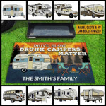 Personalized Camping Retro Making Memories Custom RV Quotes Customized Doormat