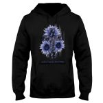 American Flag And The Cross Colon Cancer Awareness EZ24 3012 Hoodie