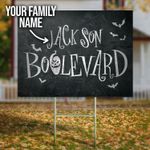 Personalized Custom Family Name Boolevard Yard Sign