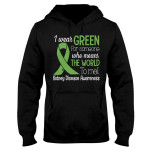 Kidney Disease Awareness I Wear Green For Someone EZ14 3112 Hoodie