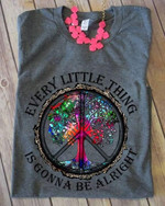 Hippie T-shirt Every Little Thing Is Gonna Be Alright