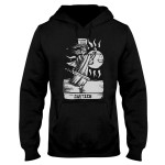 Witch Wicca WoodCut Style Tarot Card Justice EZ20 2409 Hoodie