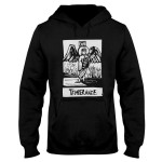 Witch Wicca WoodCut Style Tarot Card Temperance EZ20 2409 Hoodie