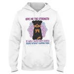 Give Me The Strength To Walk Away Yoga Dogs Rottweilers EZ24 0710 Hoodie