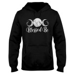 Blessed Be Triple Moon Witch Wicca EZ20 0610 Hoodie