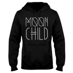 Moon Child Text Style Witch Wicca EZ20 0510 Hoodie