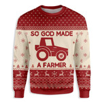So God Made A Farmer EZ23 0810 All Over Print Sweatshirt