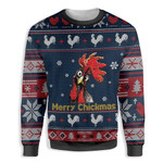 Merry Chickmas Farmer EZ23 0610 All Over Print Sweatshirt