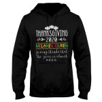 Thanksgiving 2020 Melanin Queen Giving Thanks That The Year Is Almost Over EZ16 0710 Hoodie