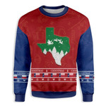 Texas Merry Christmas Sweatshirt Gift EZ15 1010 All Over Print Sweatshirt