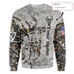 Real Hunter Go Deer Hunting EZ26 0810 Custom All Over Print Sweatshirt