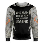 The Man And Deer Hunting Legend EZ26 0810 All Over Print Sweatshirt