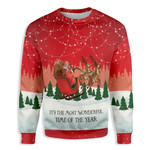 Christmas It's The Most Wonderful Time Of The Year EZ16 1610 All Over Print Sweatshirt