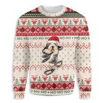 Ugly Christmas Old English Sheepdog Scratch EZ12 1510 All Over Print Sweatshirt