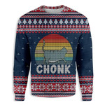 Ugly Christmas Chonk Cat EZ12 1810 All Over Print Sweatshirt