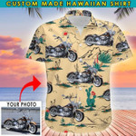 Motor Cycling In The Cactus Desert Hawaiian Shirts