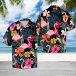 Flamingo Hibiscus Hawaii Shirt