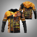 Firefighter 3D Hoodie Full Printing Fire
