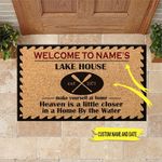 Personalized Lake Doormat Welcome To Lake House