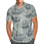 Beach Ship Compass Anchor Hawaii Shirt