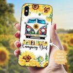 Personalized Camping Sunflower Phone Case