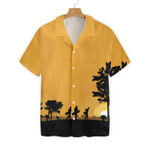 Golfers At Dusk EZ14 0402 Hawaiian Shirt