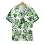 Erin Go Braugh Ireland Green Hat and Shamrock Pattern EZ24 1801 Hawaiian Shirt