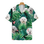 Tropical Bichon Frise EZ03 0407 Hawaiian Shirt