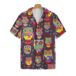 Premium Owl Pattern EZ12 0207 Hawaiian Shirt