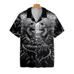 Flaming Skull Lava EZ05 2307 Hawaiian Shirt
