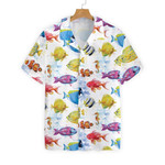 Fish Water Color Pattern v3 EZ05 2610 Hawaiian Shirt