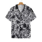 Deer Skull Crystal Seamless Pattern EZ02 1708 Hawaiian Shirt