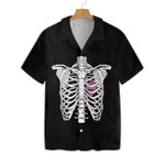 Rib Cage With Broken Heart Goth EZ20 2610 Hawaiian Shirt