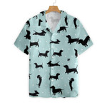 Small Dachshund Pattern Hawaiian Shirt PANHW00118