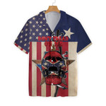 Don't Tread On Me American Flag Texas Hawaiian Shirt, Texas Flag Shirt, Proud Texas Shirt for Men
