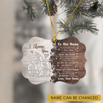 Personalized Gift For Husband Ornament I Choose You