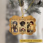 The Soul Of A Gypsy Hippie Warrior Girl Ornament