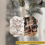 Personalized Christmas Gift For Couple Ornament