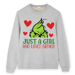 Just A Girl Who Love Grinch Sweater