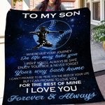 A Letter To Son Baseball Player Blanket