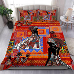 African Girl Pattern Bedding Set