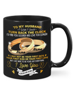 Personalized Valentine's Day Gift For Him To My Husband Couple Rings Mug