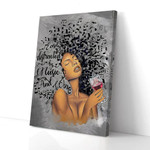 Black Girl Easy Distracted By Music And Wine Canvas Prints