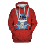 STITCH MERRY CHRISTMAS 3D HOODIE