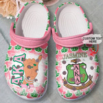 Personalized AKA Black Girl Crocs Classic Clog Shoes PANCR0741
