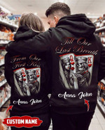 Personalized Till Our Last Breath Poker Couple Hoodie