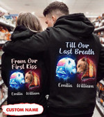 Personalized Till Our Last Breath Bear Couple Hoodie