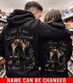 Personalized Till Our Last Breath Dachshund Couple Hoodie